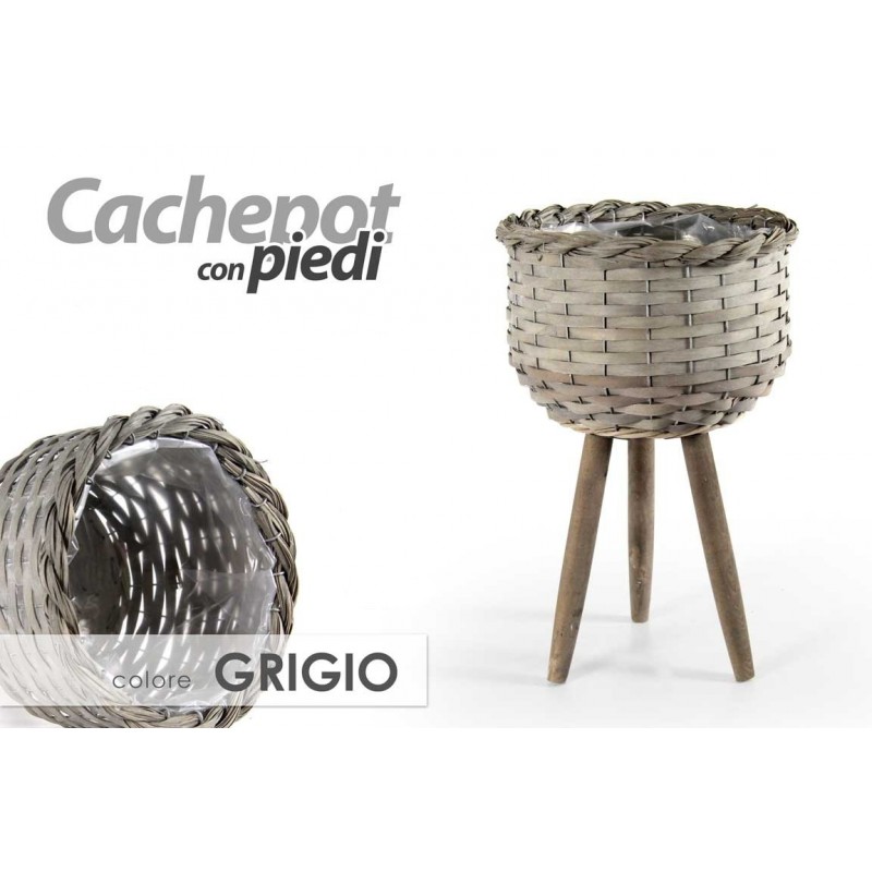 Cachepot con piedi