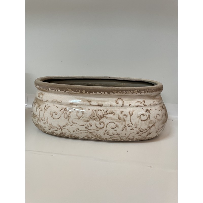 Cachepot Ovale - beige