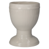 VASO TESTA NAIF BIANCO DECORATIVO IN CERAMICA