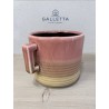 Vaso a tazza rosa